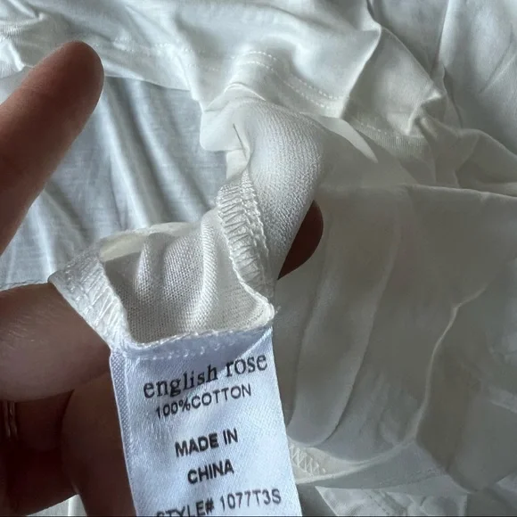 english rose cape long T shirt new - Picture 5 of 6